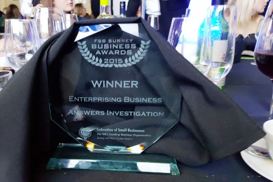 Private Investigator FSB Business Awards